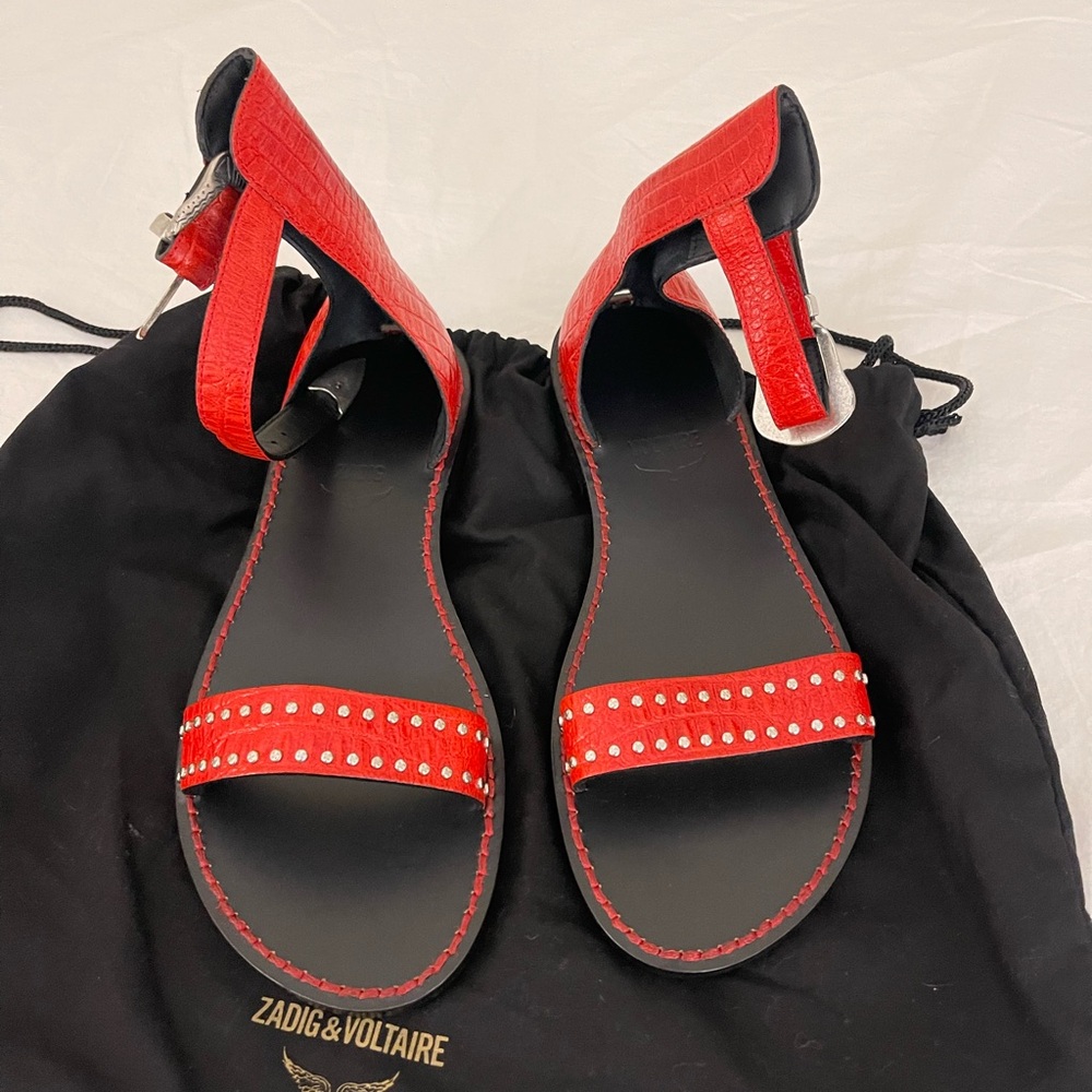 Zadig & Voltaire Red Women's Sandals